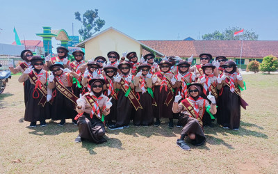Pasukan PBB Pramuka MI Wajar Ma'arif Sribhawono